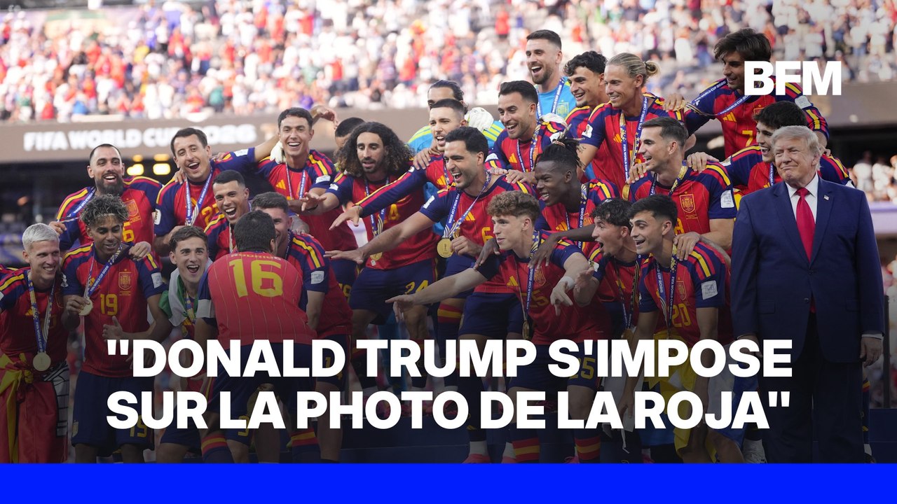 Mondial: Donald Trump s'incruste (encore) sur la photo des champions du monde