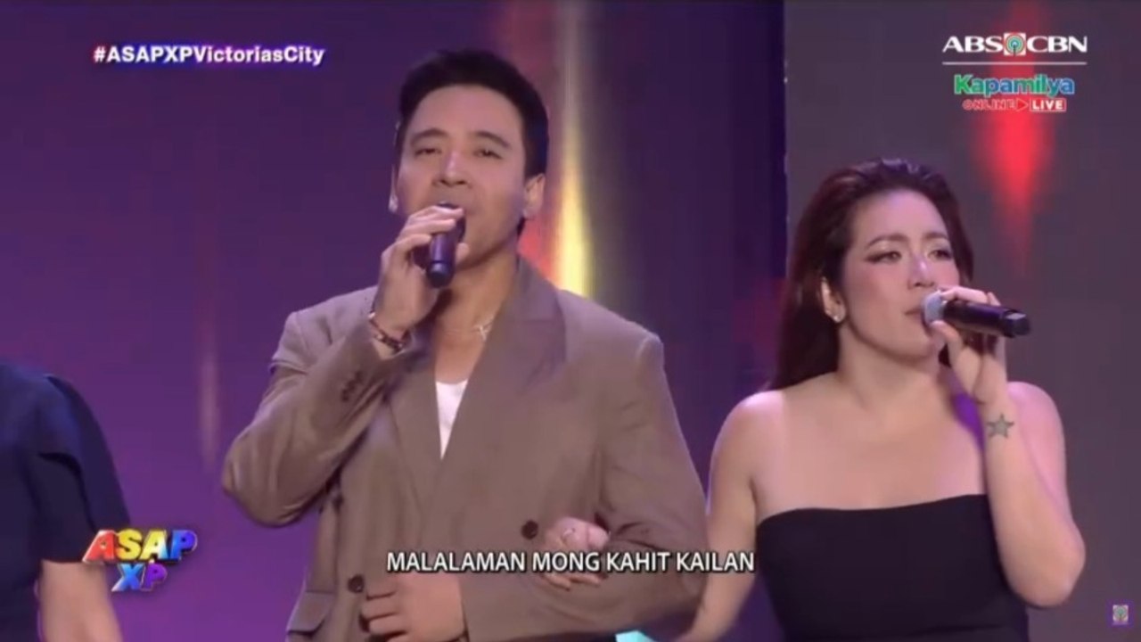 July 19, 2026 — Angeline Quinto and Erik Santos on ASAP XP 🎤✨ #ASAPXPVictoriasCity
