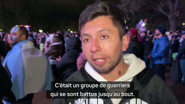 Argentine - À Buenos Aires, les fans remercient leurs guerriers qui se sont battus jusqu’au bout