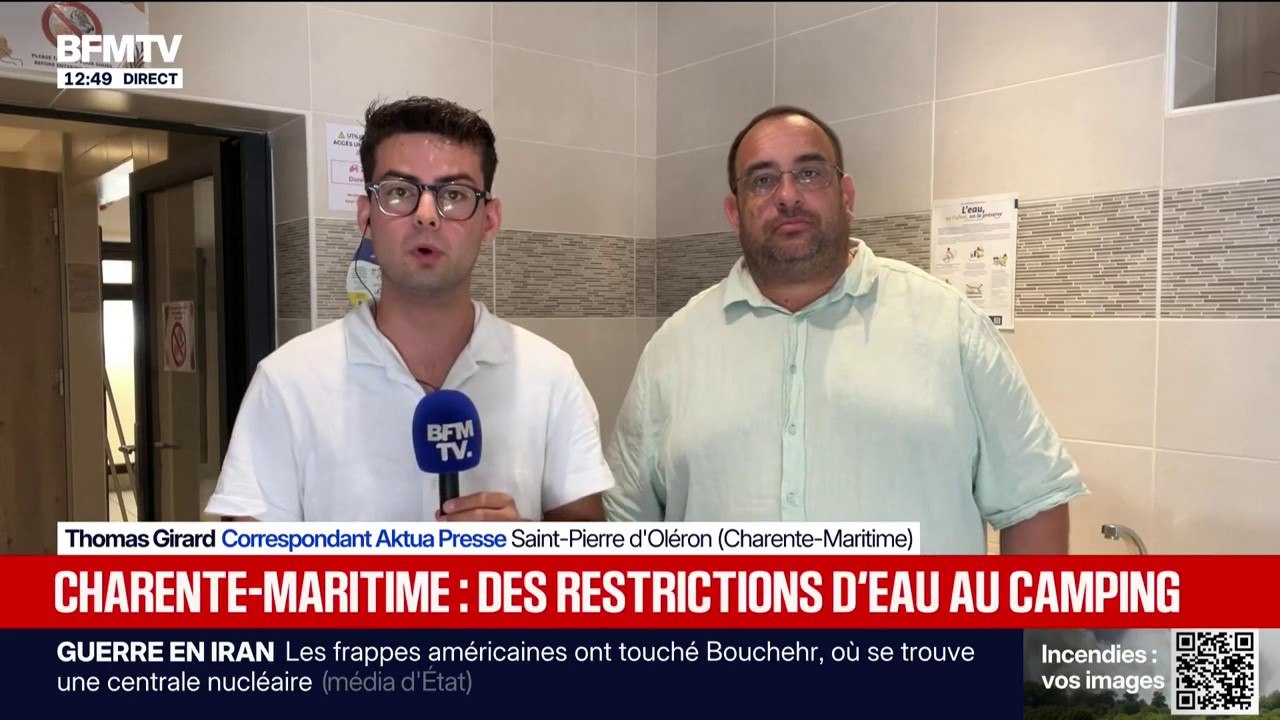 "Ça a du bon pour tout le monde": face aux restrictions d'eau, ce camping a mis en place un système de limitation de la consommation