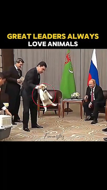 Great Leaders Always Love Animals #putin #anima...