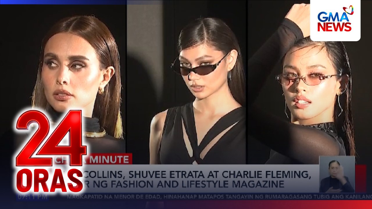 Max Collins, Shuvee Etrata at Charlie Fleming, cover ng fashion and lifestyle magazine | 24 Oras