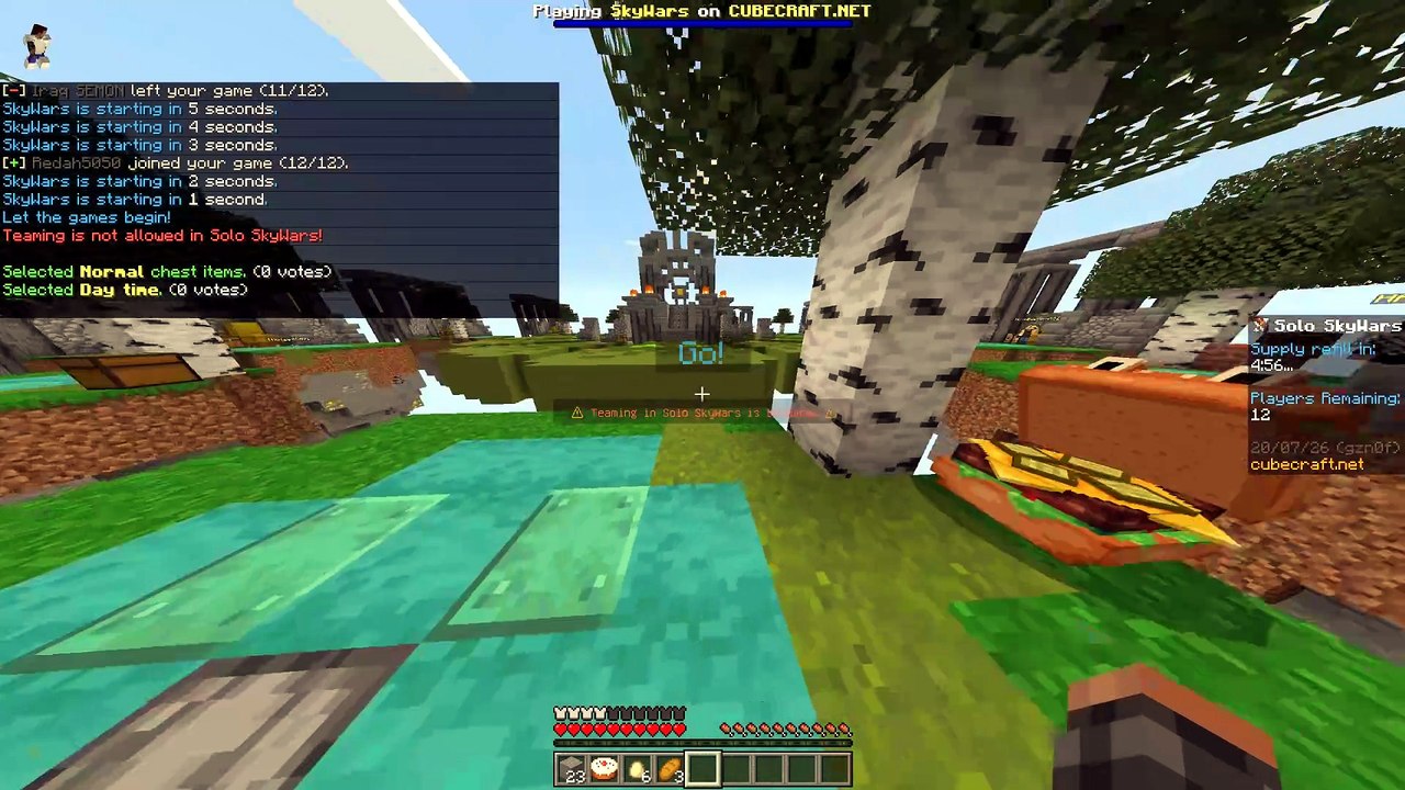 Minecraft Cubecraft SkyWars Solo: The Hardest Matches