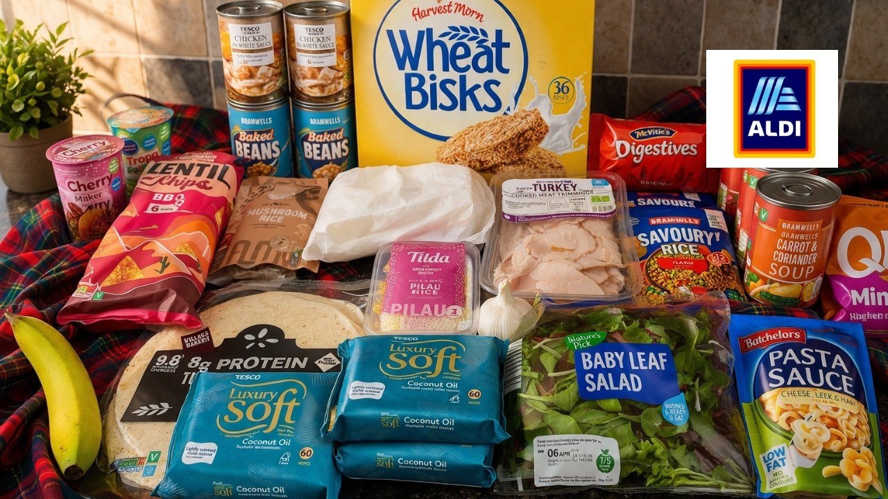 ALDI Scotland Food | UK Family grocery haul | April 4th :)