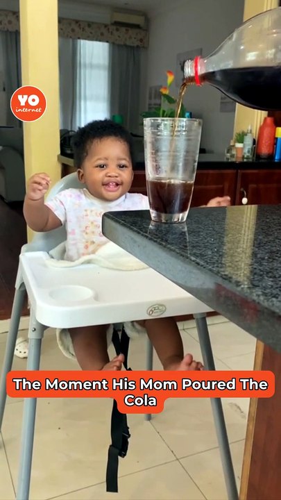 Charming Baby's Reaction to Cola: A Heartwarming Moment