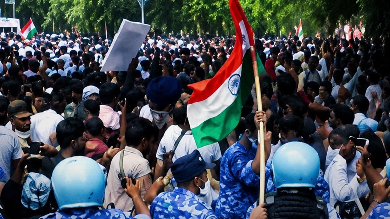 CJP Protest: संसद मार्च से पहले जंतर मंतर पर बव...