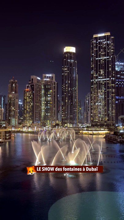 LE SHOW des fontaines à Dubaï (3)