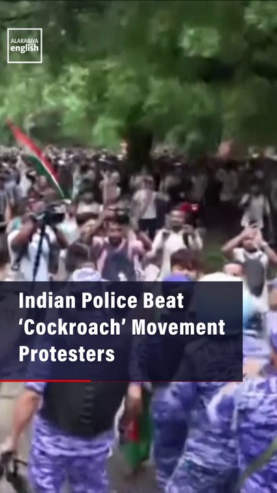 Indian Police Beat ‘Cockroach’ Movement Protesters