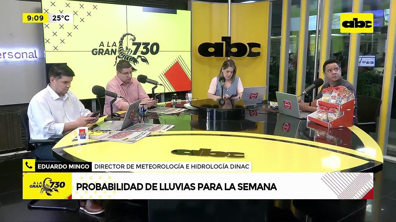 Eduardo Mingo confirma más lluvias y un marcado descenso de temperatura