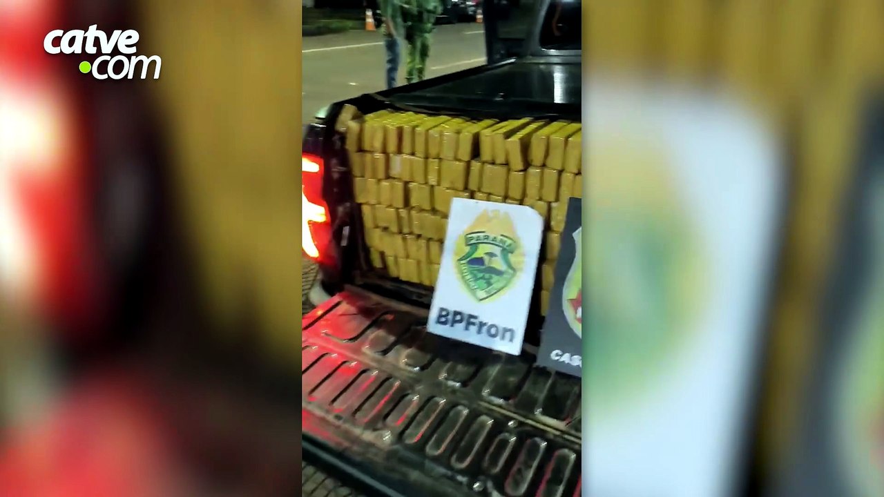 Apreensão de 1,1 tonelada de drogas causa prejuízo de R$ 3,6 milhões ao tráfico no Oeste