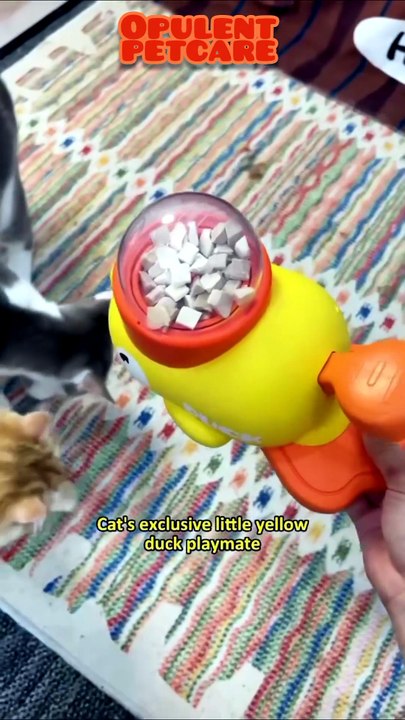Dog Puzzle Feeder Duck – Interactive Treat Dispenser for Dogs 🐤🦴