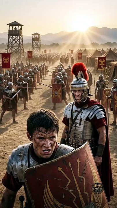 🛡️ One dropped shield. One silent camp. One lesson every Roman recruit would remember forever.