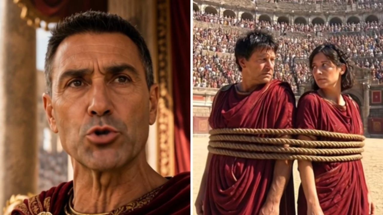 Vannacci in versione imperatore romano: il video fatto con l'AI in cui l'ex generale «giustizia» Schlein e Conte