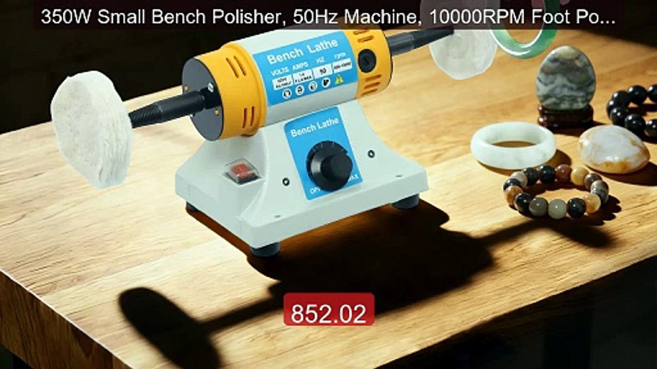 350W Small Bench Polisher, 50Hz Machine, 10000RPM Foot Poli... -- Top Pick 2026 | Unbeatable Price!