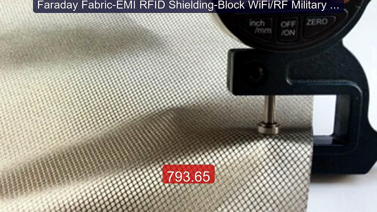 Faraday Fabric-EMI RFID Shielding-Block WiFi/RF Military Gr... -- Top Pick 2026 | Unbeatable Price!