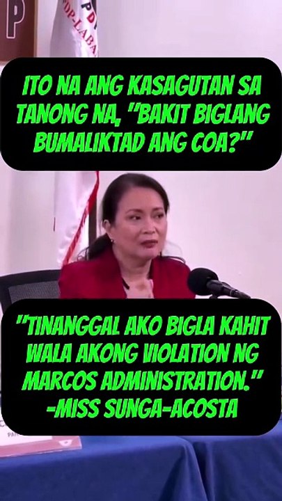 Bongbong Marcos Ordered Sudden COA Leadership Change [Full Movie]