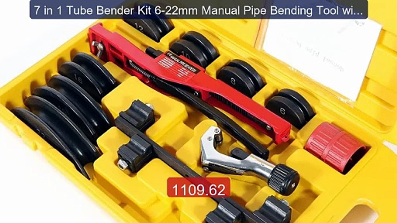 7 in 1 Tube Bender Kit 6-22mm Manual Pipe Bending Tool with Fo... -- Best Buy 2026 | Great Quality!