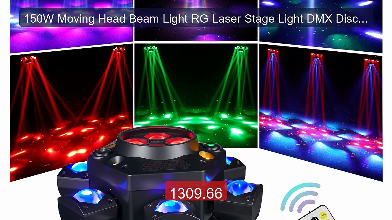 150W Moving Head Beam Light RG Laser Stage Light DMX Disco Lig... -- Best Buy 2026 | Great Quality!