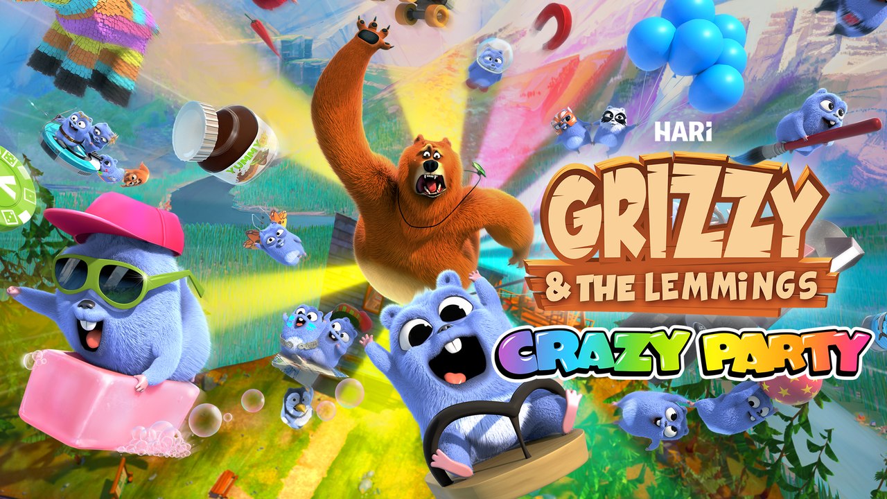 Grizzy and the Lemmings: Crazy Party - Official Pre-Order Gameplay Trailer