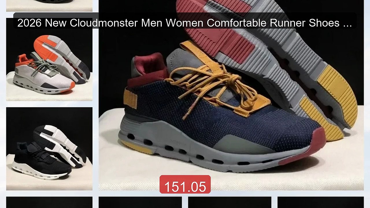 2026 New Cloudmonster Men Women Comfortable Runner Shoes Unisex Bre... -- Top Rated 2026 | Buy Now!