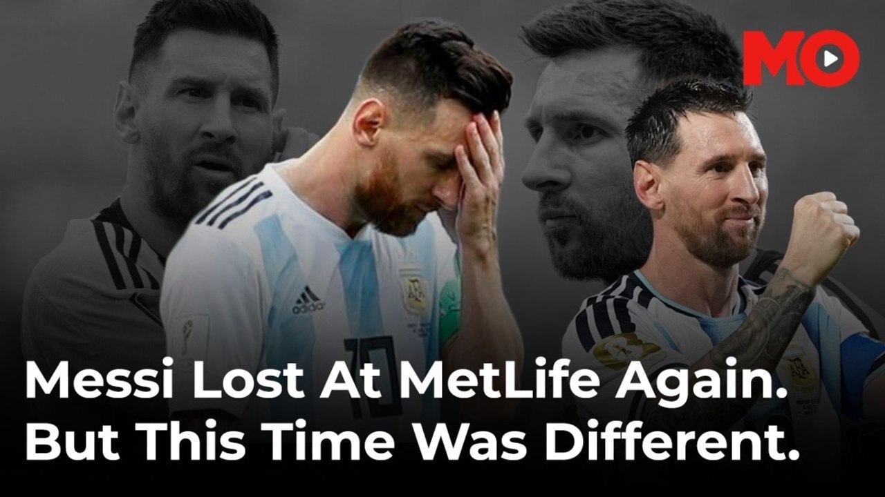 Messi lost at MetLife again. But this time was different.
