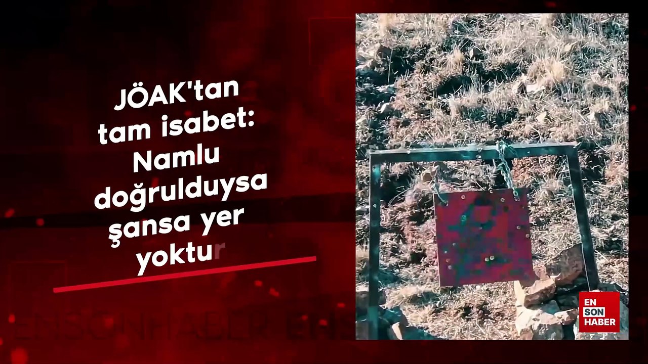 JÖAK'tan tam isabet: Namlu doğrulduysa, şansa yer yoktur