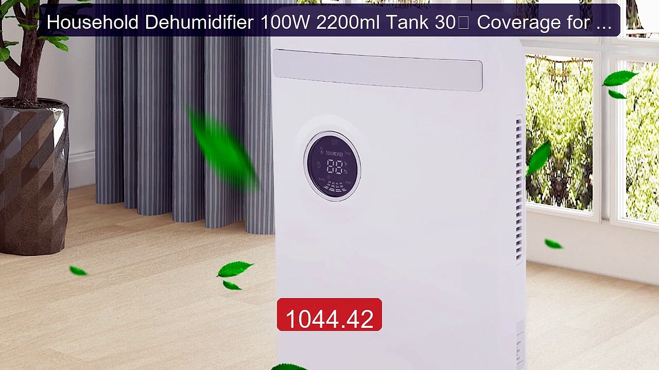 Household Dehumidifier 100W 2200ml Tank 30㎡ Coverage for Mold ... -- Hot Deal 2026 | Limited Offer!