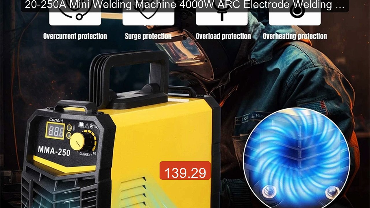 20-250A Mini Welding Machine 4000W ARC Electrode Welding Machine Se... -- Top Rated 2026 | Buy Now!