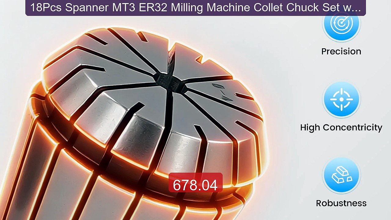 18Pcs Spanner MT3 ER32 Milling Machine Collet Chuck Set with Box Al... -- Top Rated 2026 | Buy Now!