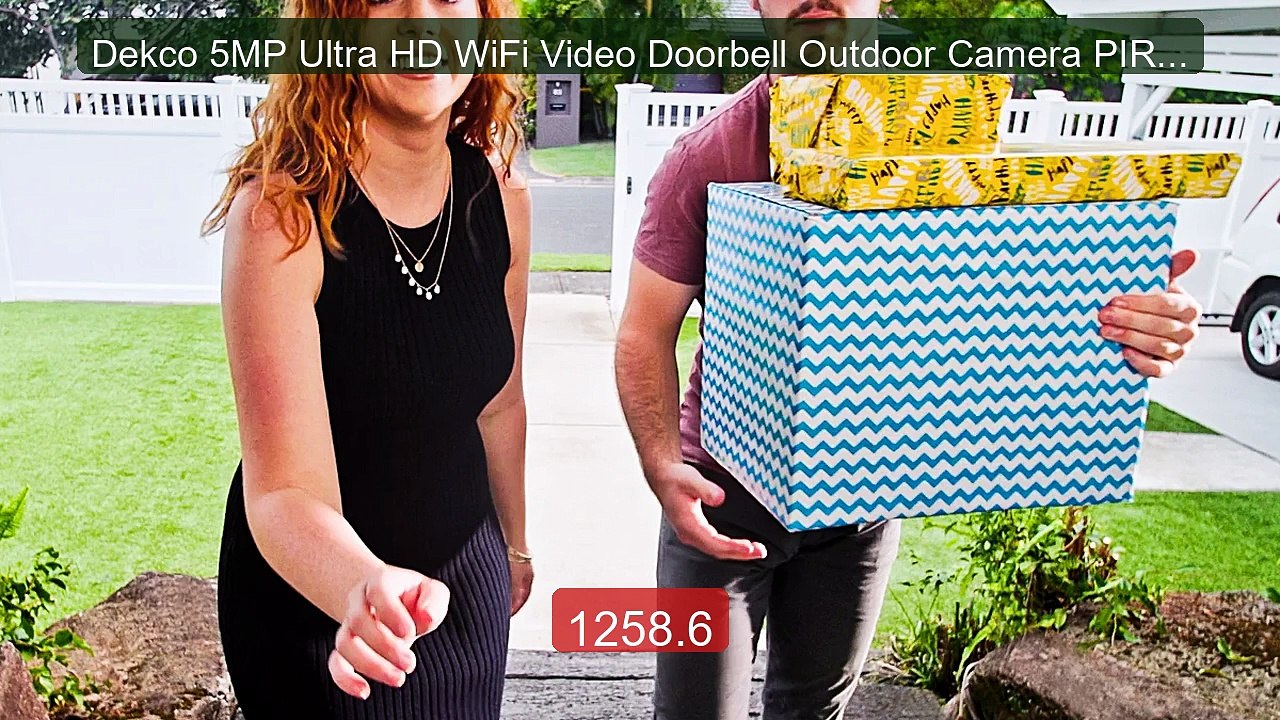 Dekco 5MP Ultra HD WiFi Video Doorbell Outdoor Camera PIR Moti... -- Best Buy 2026 | Great Quality!