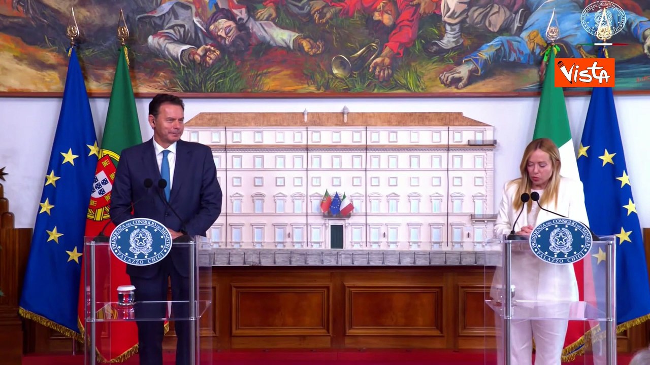 Meloni: Intesa Italia-Portogallo su cooperazione in Africa e Piano Mattei