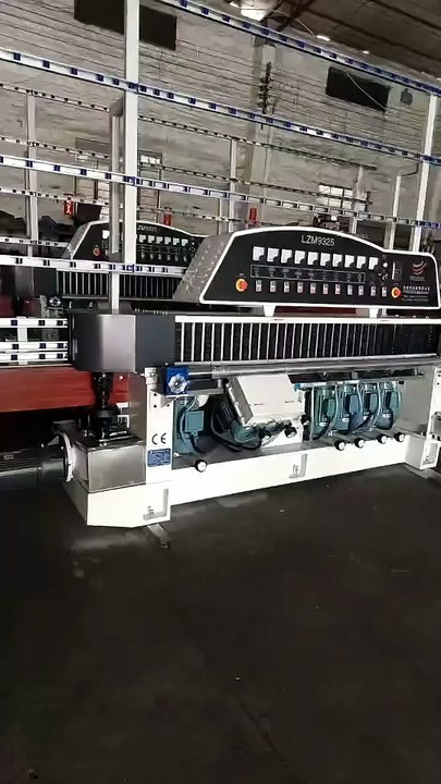 What industries use glass multi-stage edging machines?