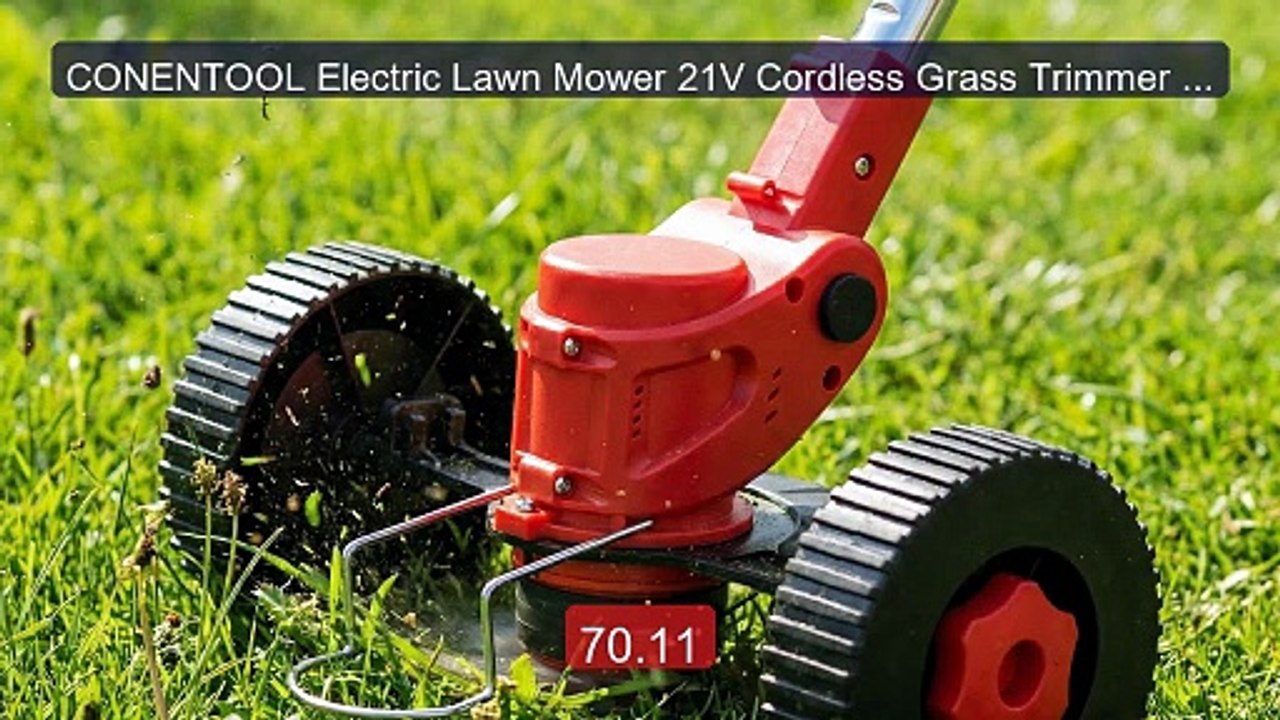 CONENTOOL Electric Lawn Mower 21V Cordless Grass Trimmer 650W... -- Amazing Value 2026 | Must Have!