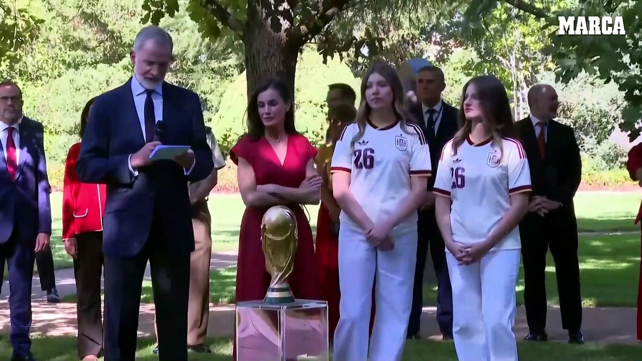 el discurso de Felipe VI a los campeones del mundo