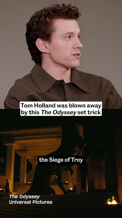 Tom Holland Was Blown Away by This ‘The Odyssey’ Set Trick