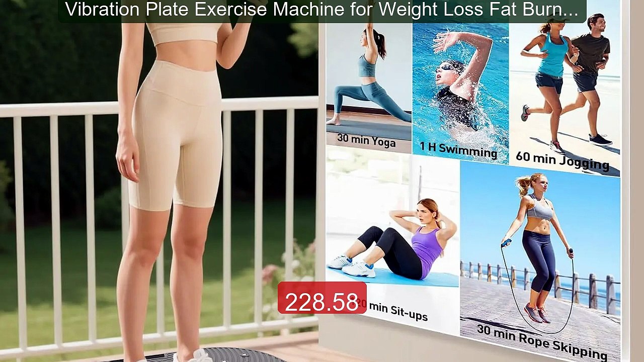 Vibration Plate Exercise Machine for Weight Loss Fat Burn, Home Gym... -- Top Rated 2026 | Buy Now!