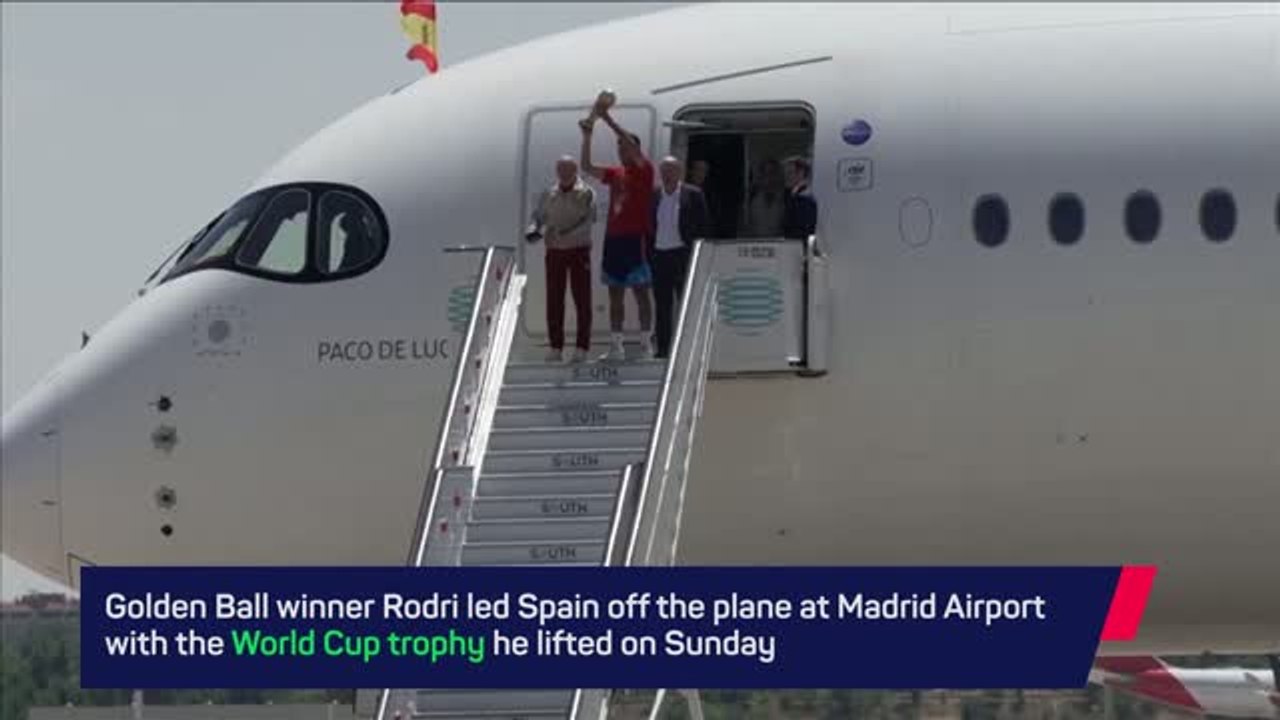 24 hours later, Rodri is still clutching the World Cup