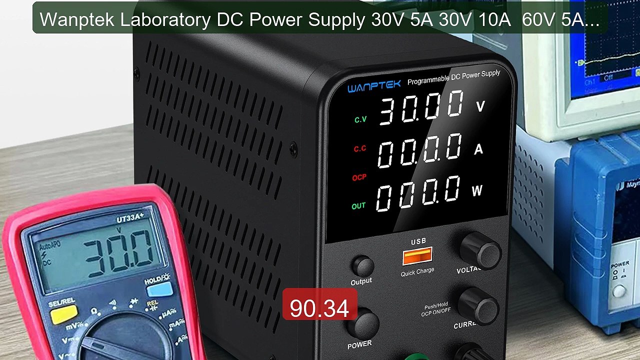 Wanptek Laboratory DC Power Supply 30V 5A 30V 10A  60V 5A 120V 3A A... -- Top Rated 2026 | Buy Now!
