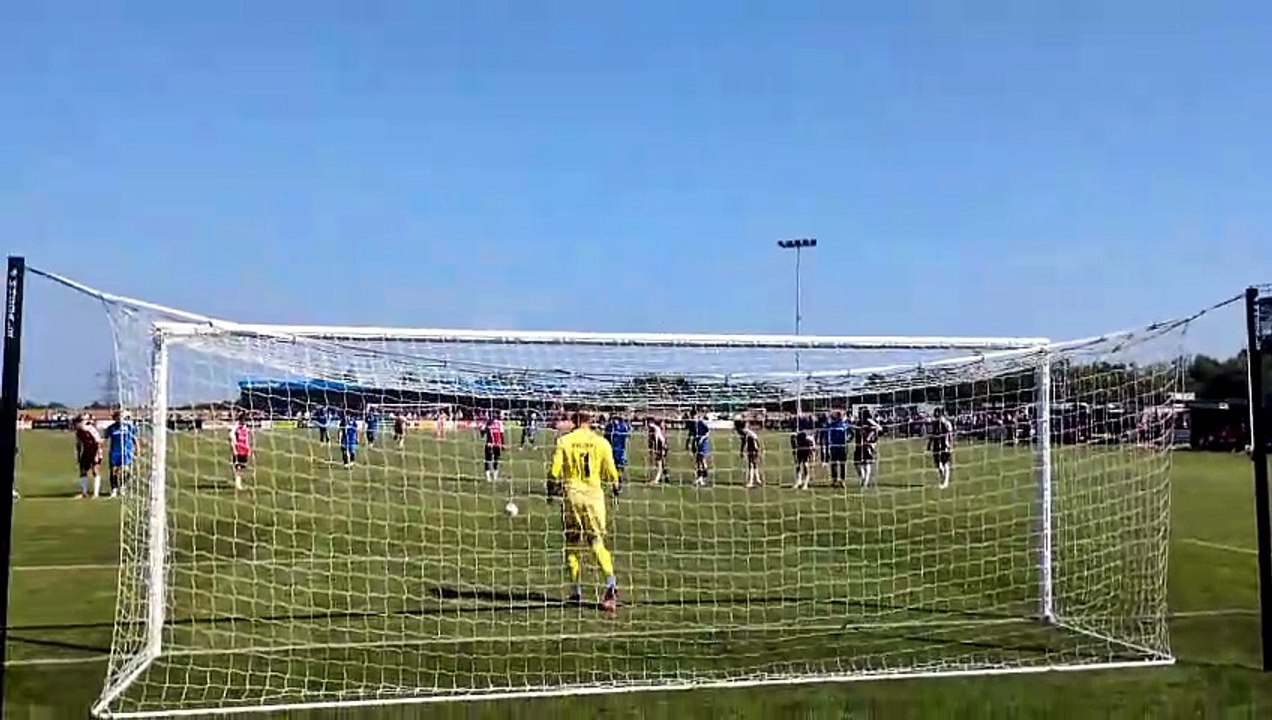 Tyler Harvey's penalty kick secures the win for Truro City versus Exeter