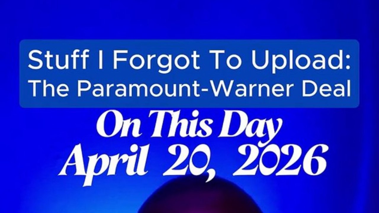 Stuff I forgot to Upload: the Paramount-Warner deal