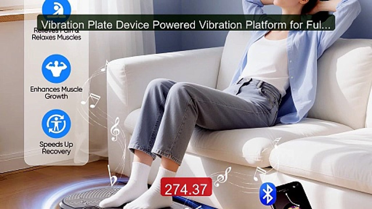 Vibration Plate Device Powered Vibration Platform for Full Bo... -- Amazing Value 2026 | Must Have!