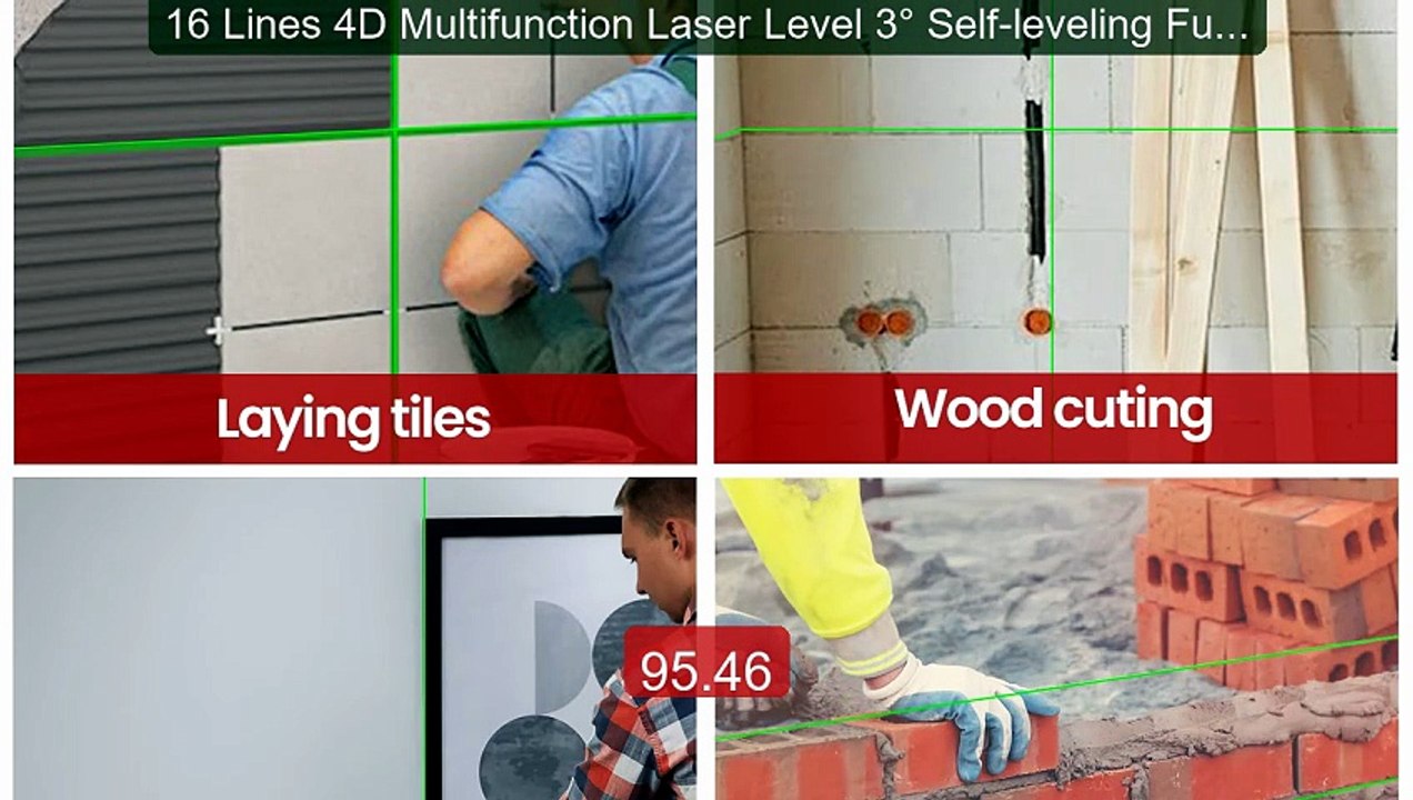 16 Lines 4D Multifunction Laser Level 3° Self-leveling Func... -- Top Pick 2026 | Unbeatable Price!