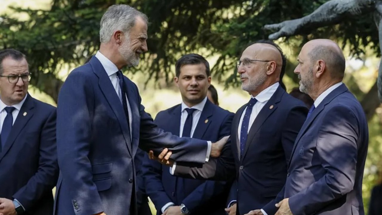 La Casa Real recibe a la Selección de fútbol de España en el Palacio de la Zarzuela