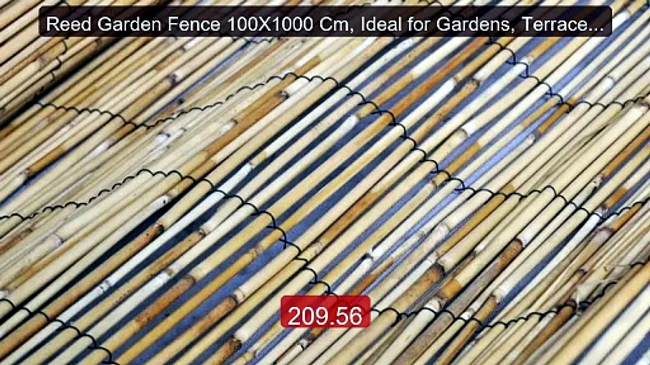 Reed Garden Fence 100X1000 Cm, Ideal for Gardens, Terraces and... -- Best Buy 2026 | Great Quality!