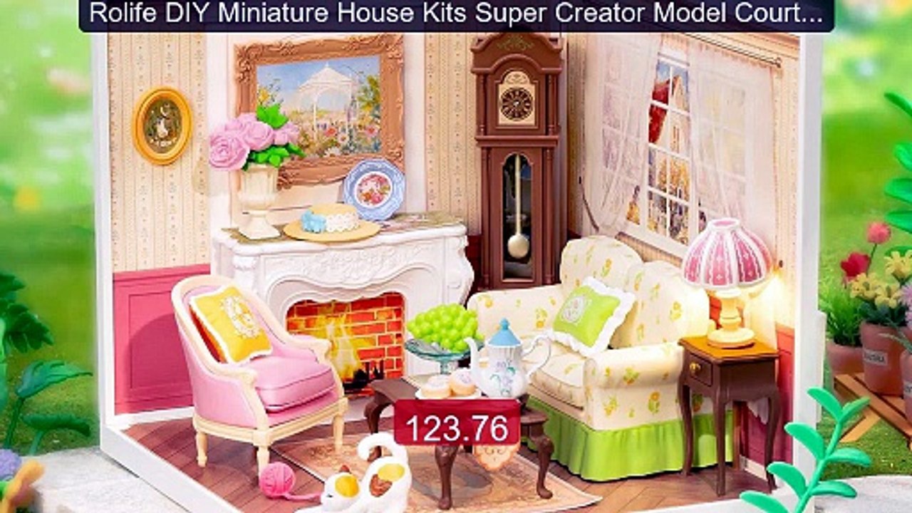 Rolife DIY Miniature House Kits Super Creator Model Courtyard... -- Amazing Value 2026 | Must Have!