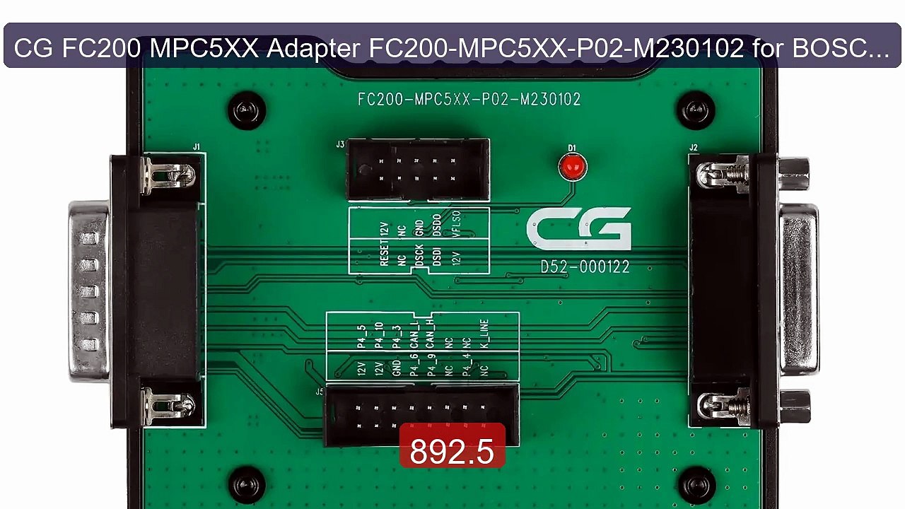 CG FC200 MPC5XX Adapter FC200-MPC5XX-P02-M230102 for BOSCH ... -- Top Pick 2026 | Unbeatable Price!