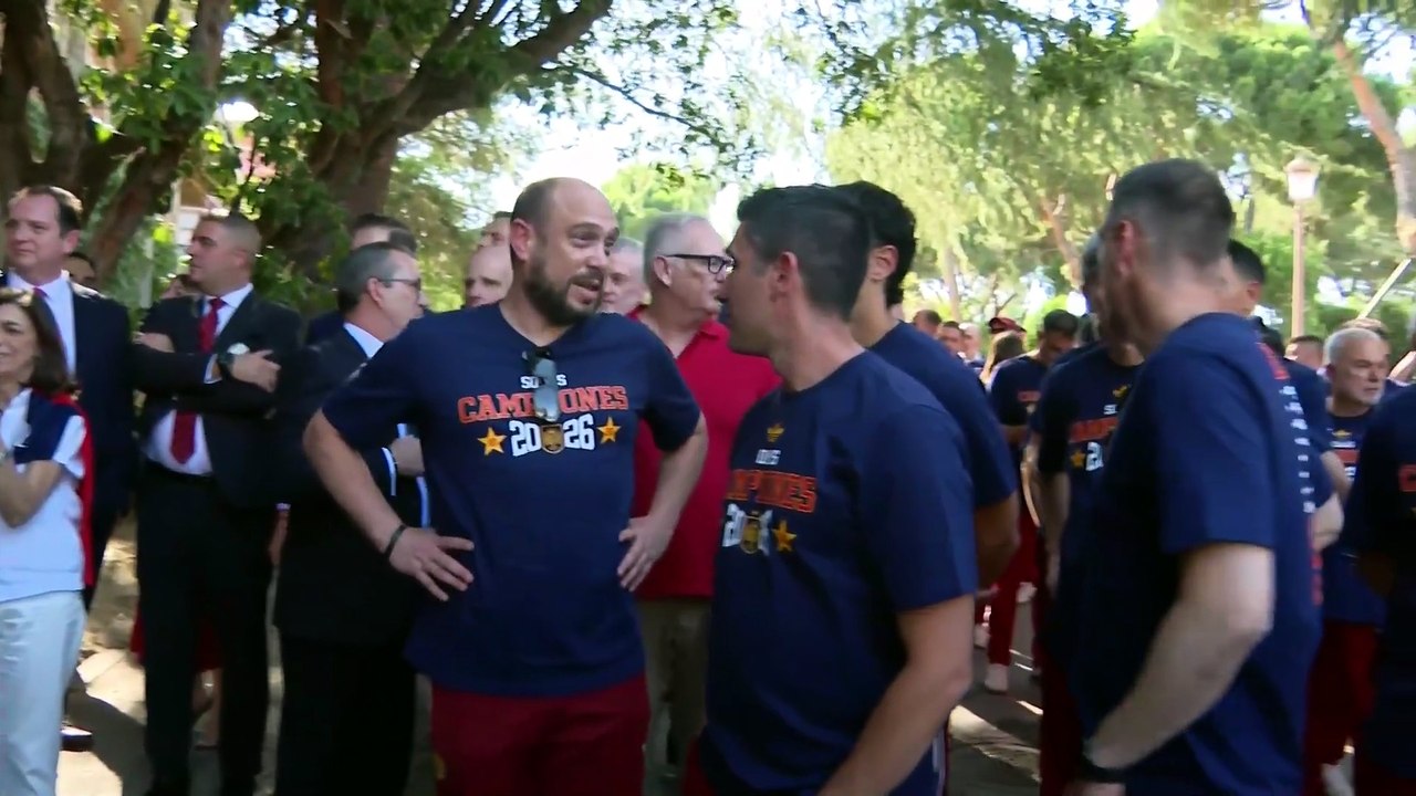 La visita de la Selección a la Familia Real