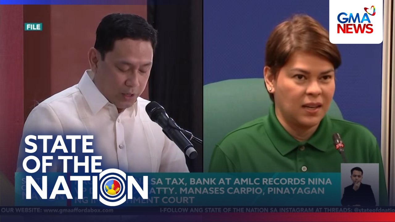 Impeachment court to summon records of VP Sara and spouse’s tax, peso deposits | SONA
