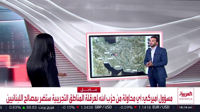 خريطة الضربات الأميركية ضد مستوعات الصواريخ والزوارق في إيران