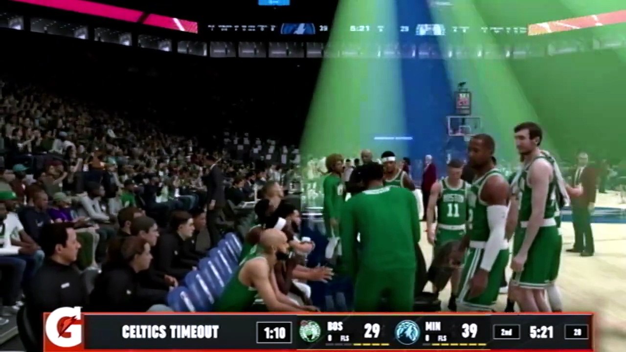 NBA 2K25 Timberwolves vs Celtics